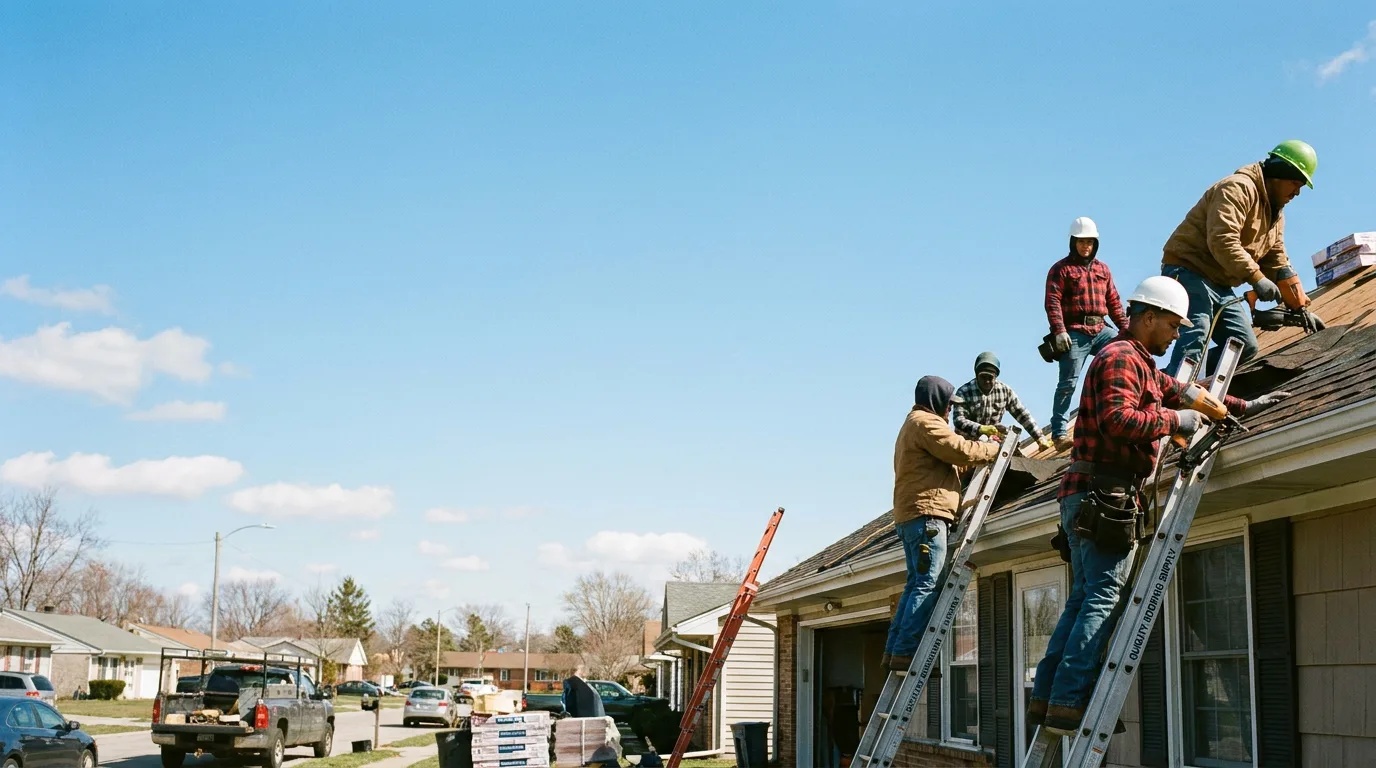 Roofing in Heyworth, IL near me